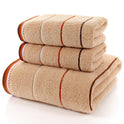Cotton Three-piece Towel Veneer Cloth Thickened Hotel Bath Towel Embroidery