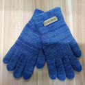 Men's Five Finger Warm Knitting Jacquard Touch Screen Riding Gloves