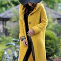 NEW Women's Baggy Cardigan Coat Tops Ladies Chunky Knitted Sweater Jumper Hood