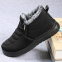 Mid-cut Snow Boots Women's Rabbit Fur Plus Velvet Women's Cotton Shoes