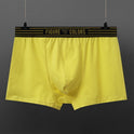 Men's Boxers Cotton Breathable Low Waist