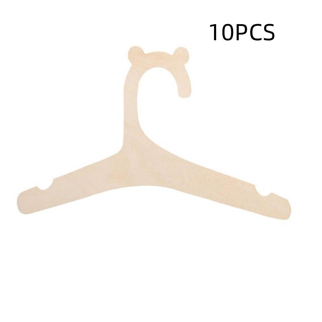 Wooden Bear Children Infants Hanger Clothes Pants