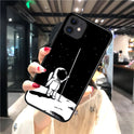 Simple starry astronaut in mobile phone case