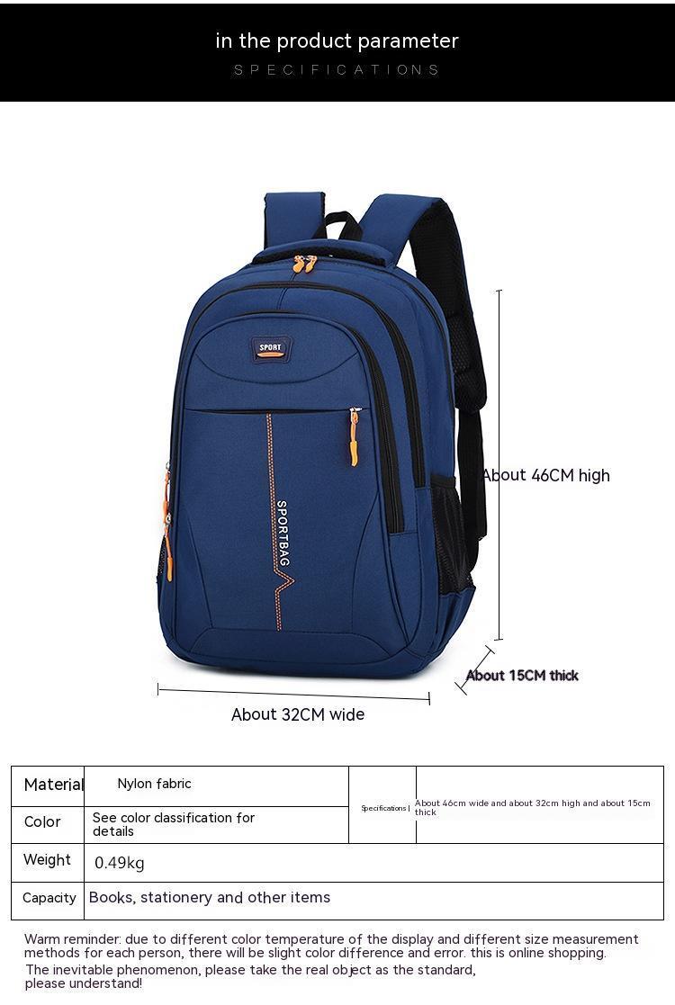 Casual Backpack Men's And Women's Letter Printing