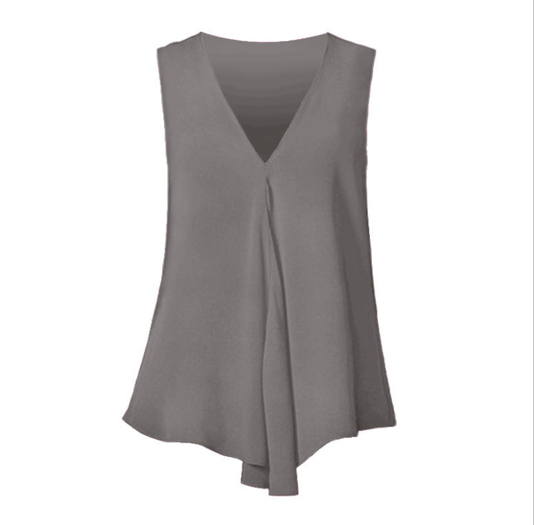 Women's loose sleeveless vest