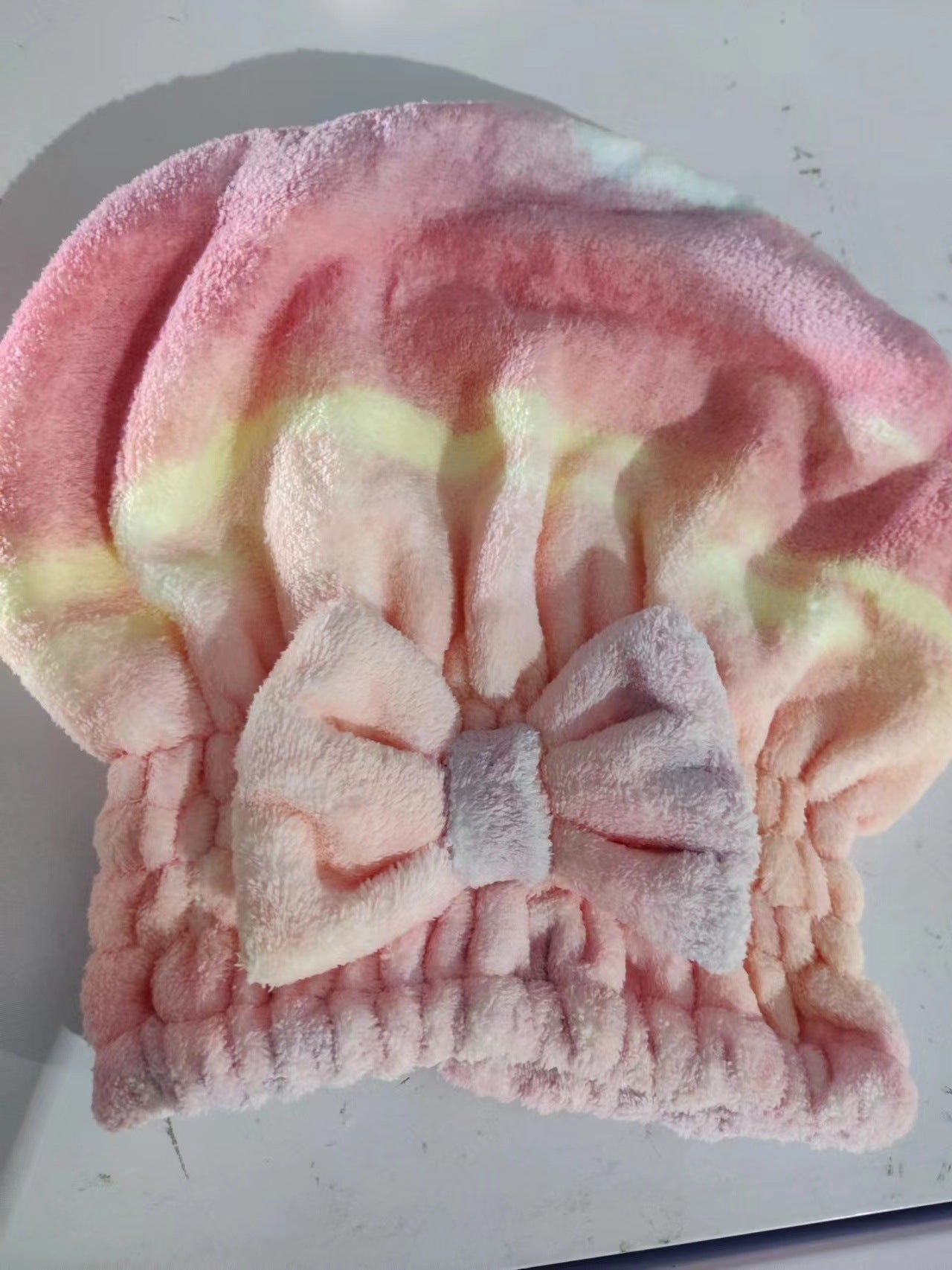 Women's Absorbent Thickened Cute Coral Fleece Soft Hair-drying Cap