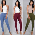 Ladies fashion slim casual stretch skinny jeans