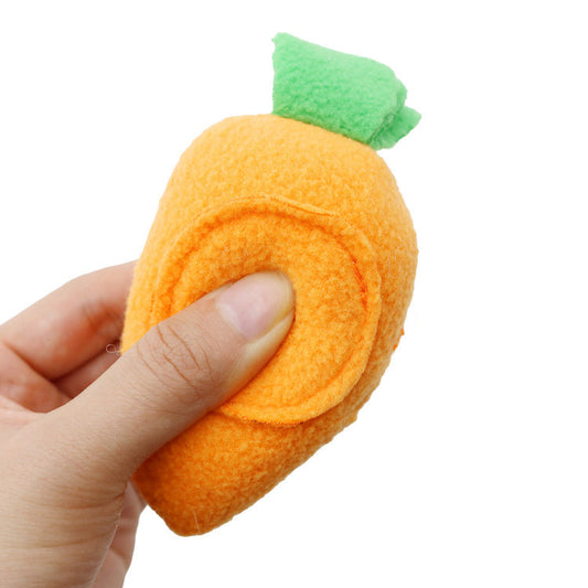 Pet Carrot Toy Dog Cat Rabbit Smell Hidden Food Find Food Interactive Game Sound Toy