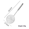 304 Stainless Steel Colander Commercial Kitchen Strainer Fried Drain Line Scoop Up Dumplings Pasta