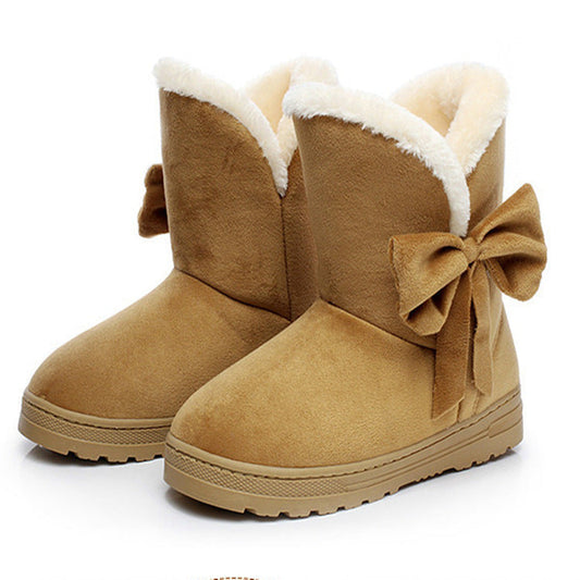 Women's Thick Bottom And Velvet Thick Warm Cotton Boots