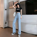 Women's Wide Leg Trousers With High Waist In Autumn And Winter