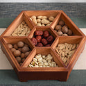 Tray nut Storage  Divided Grid With Lid Dried Fruit Box