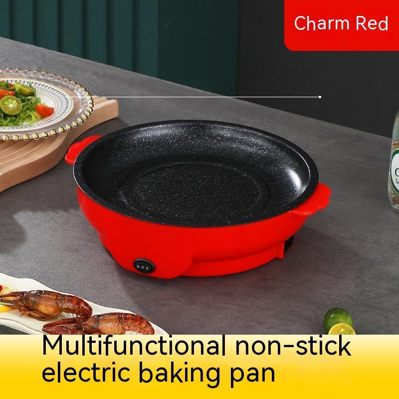 Takeaway Electric Baking Pan Mini Electric Griddle Household Non-stick Barbecue Oven Ingredients Supermarket Plate