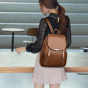 Backpack ladies all-match small backpack casual fashion travel school bag