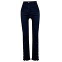 High Waist Slimming Retro Jeans For Women