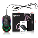 Lightweight Honeycomb Shell Hole Game Wired Mouse
