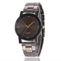 Simple Tawny Changeable Cut Glass Mirror Quartz Watch