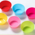 Nonstick Reusable Silicone Cupcake Liners Baking Cups 12 Pieces