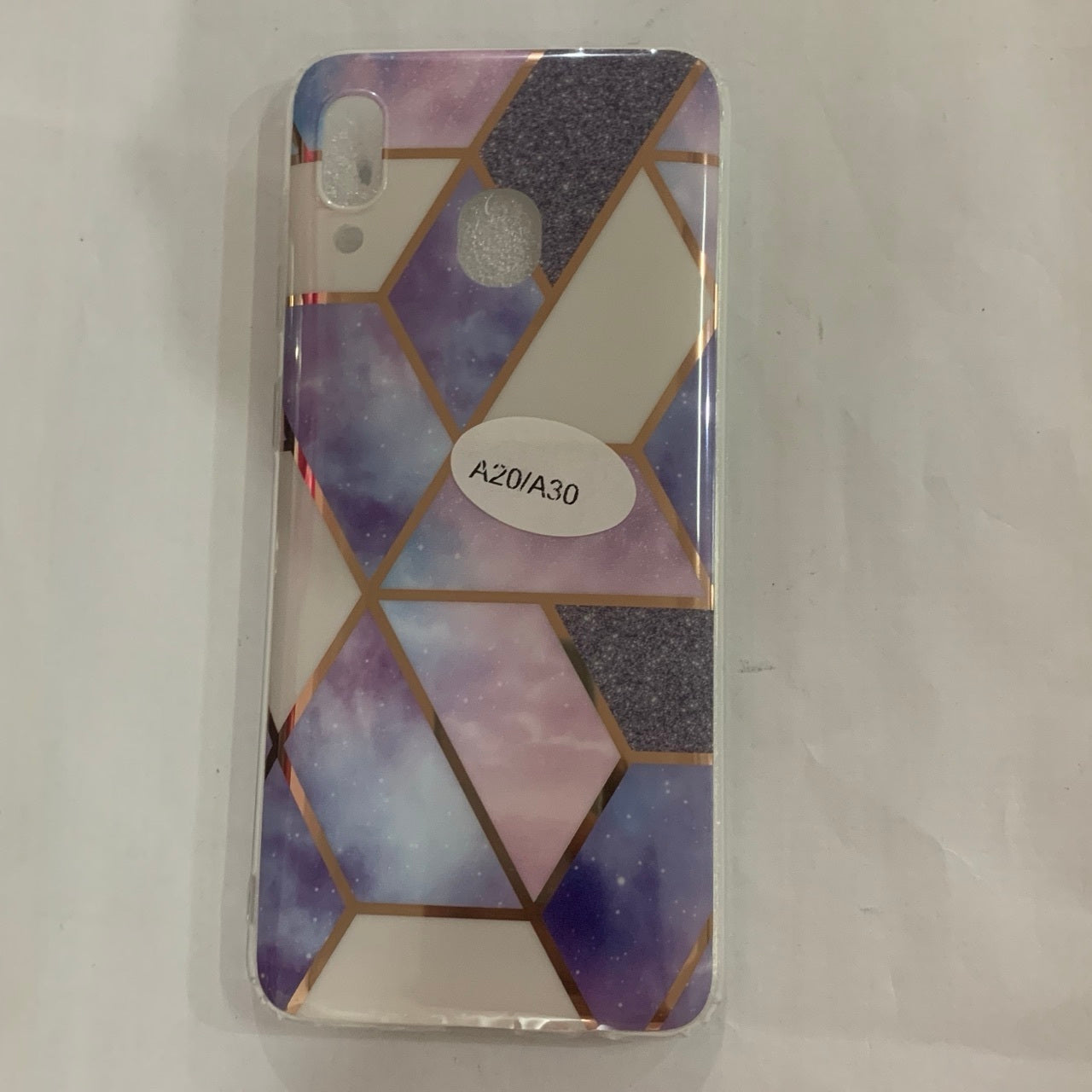 Electroplated marble mobile phone case