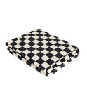 Chessboard Flannel Blanket Thickened Milk Flannel Blanket