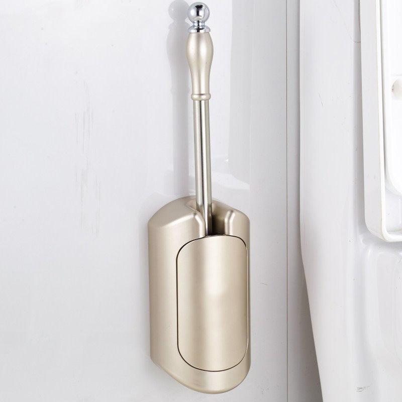 Wall-mounted toilet-free toilet brush set