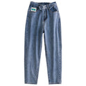 Denim Tight-Waisted Nine-Point Harlem Pants Lady