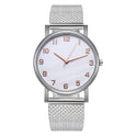 Ladies Mesh trap Quartz Watch Casual Simple Digital Female Watch