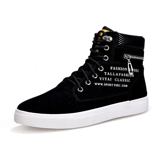 High-Top Shoes Korean Men's Shoes Student Canvas Shoes Men's Casual Shoes