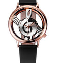 Korean Fashion Hollow Note Male And Female Couple Watch