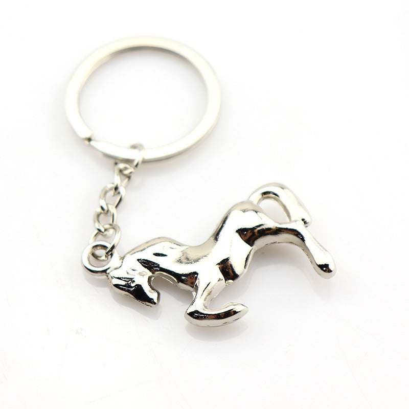 New Pony Keychain Metal Creative