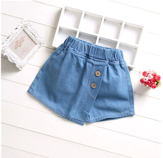 Fashion Short Skirt Summer Girl Cowboy Cartoon