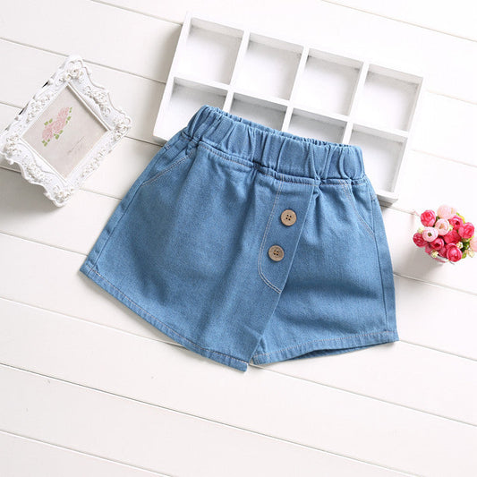 Fashion Short Skirt Summer Girl Cowboy Cartoon