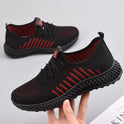 Ladies Flying Woven Casual Shoes Single Shoes Soft Sole Wear-Resistant