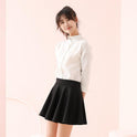 Spring Skirt With High Waist and A-line Is Thin
