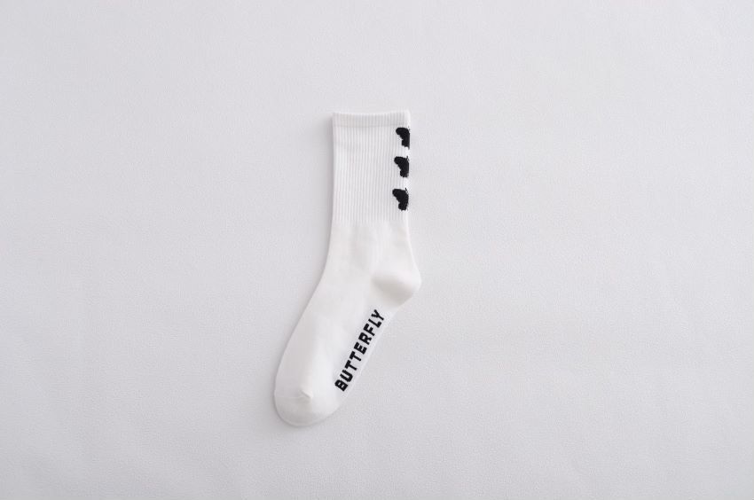 Explosive Style Socks Ladies Mid-Tube Butterfly Casual Women's Socks