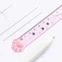 Student Creative Stationery Measuring Ruler Transparent Plastic