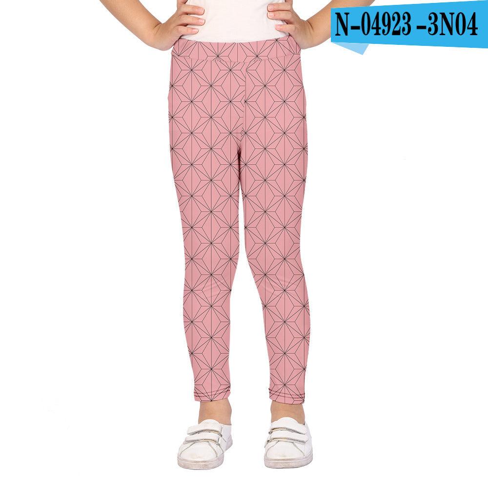 Big Kids' Thin Casual Sweatpants With Diamond Blade