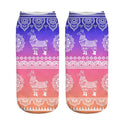 3D Digital Printed Alpaca Women's Pump Socks