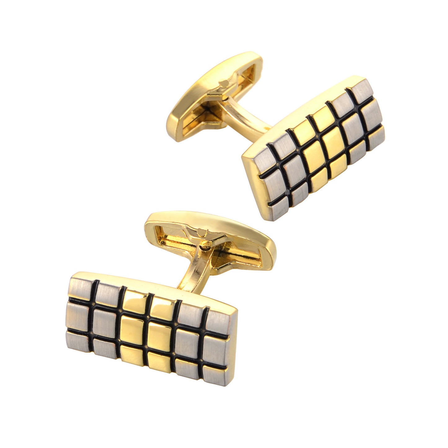 Gold Drip Cuff Studs European And American Men's French Buttons