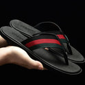 Flip-Flops Casual Leather Slippers Korean Style Sandals Personalized Sandals