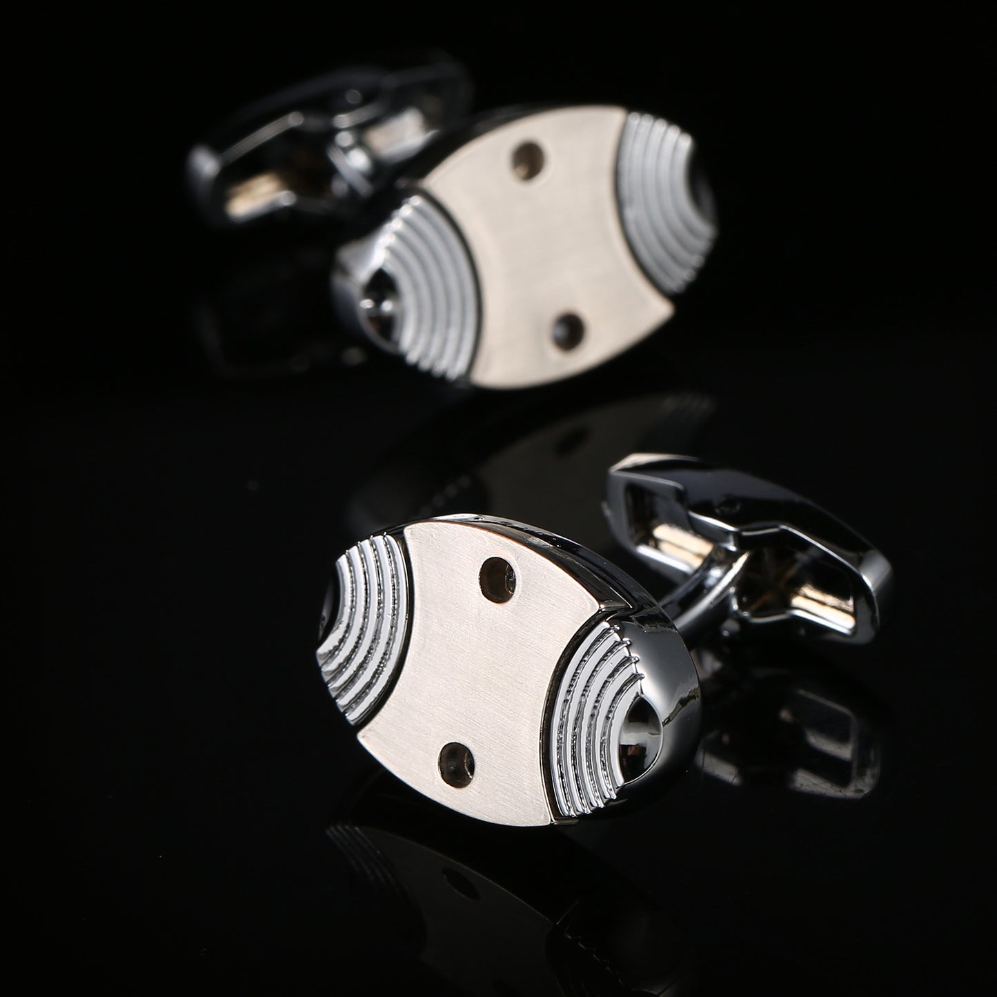 Industrial Revolution Series French Cufflinks Fish Shape Men's Cufflinks