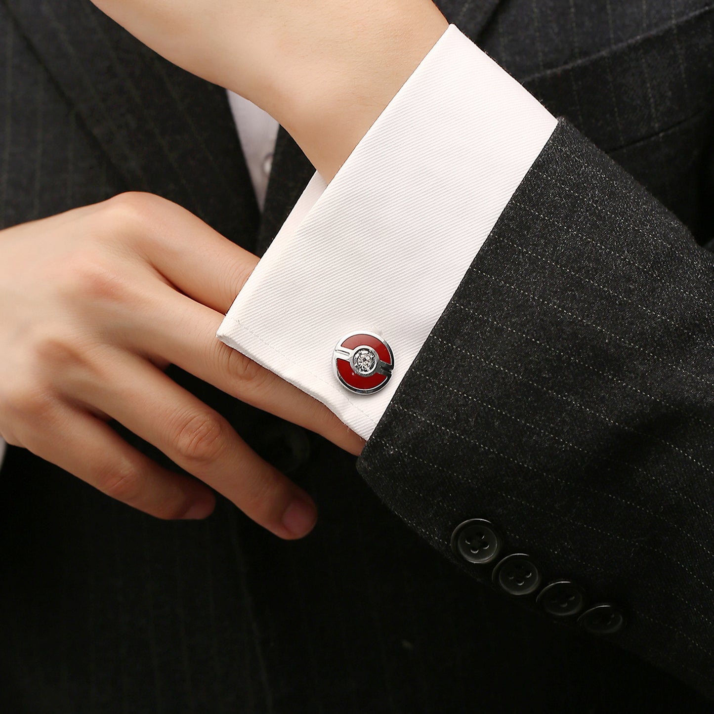 Diamond Business French Shirt Cufflinks