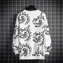 Dinosaur Male Oversize Pullover Sweater Coat Long Sleeves