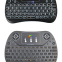 Mini touch keyboard with seven-color backlight English