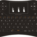 Mini touch keyboard with seven-color backlight English