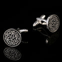 European And American Palace Pattern Cufflinks Cuff Nails Men's French Shirt Buttons