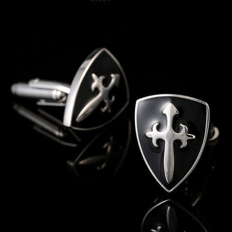 Classic Cross French Men's Shirt Cufflinks