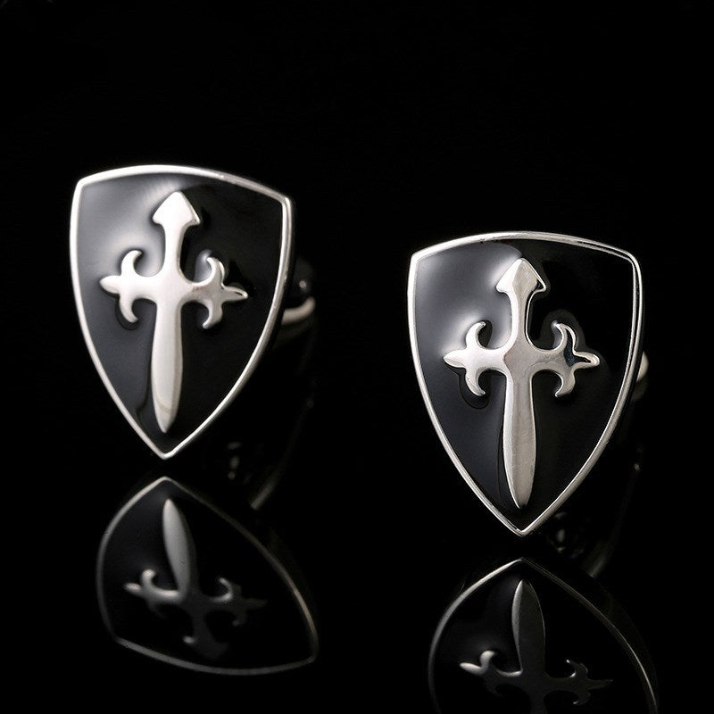 Classic Cross French Men's Shirt Cufflinks