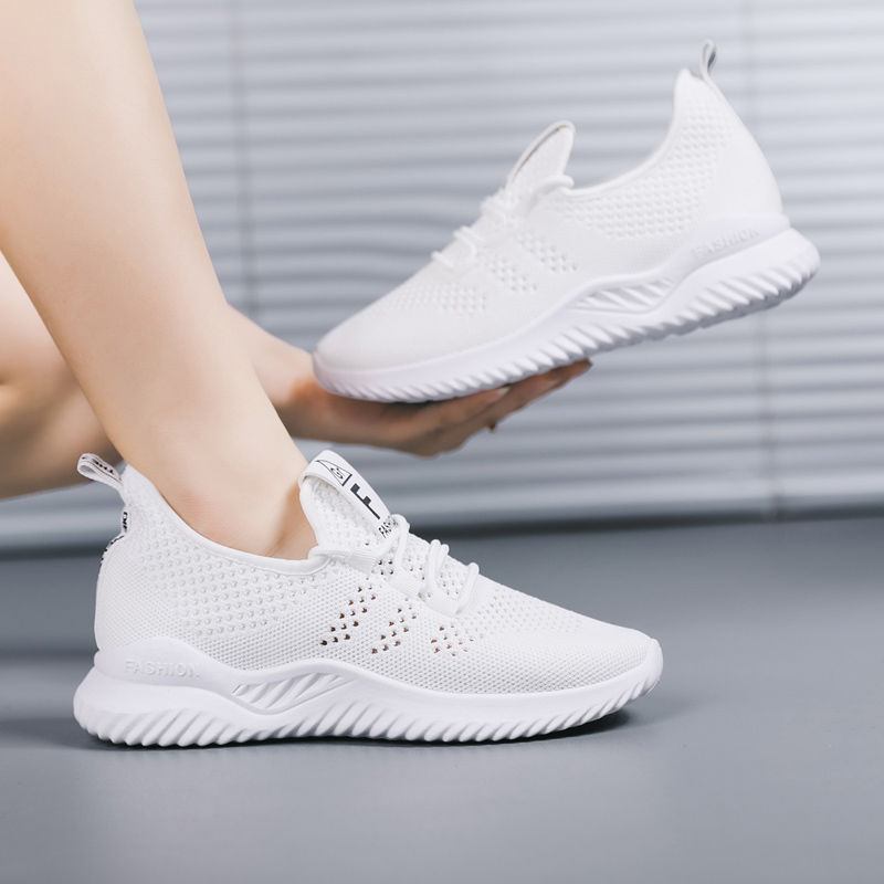 New Women's Shoes Korean Style Wild White Shoes Breathable Mesh Shoes Trendy Shoes