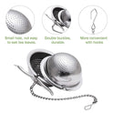 Modern Minimalist Stainless Steel Tea Ball Chain Tea Drain Office Round Spherical Tea Filter